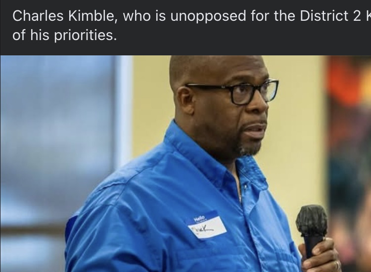 Charles Kimble – candidate photo